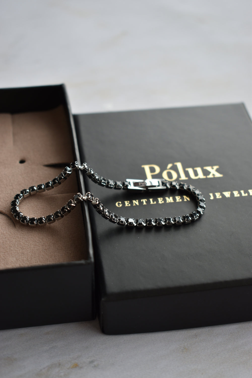 Pulsera tennis Silver Onix
