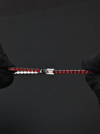 Pulsera tennis Silver Rubíes