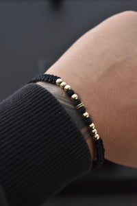 Pulsera Dominus | Oro laminado 18 K