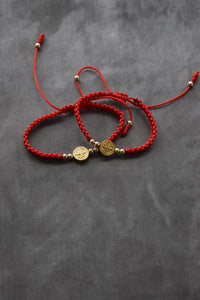 Pulseras Pareja San Benito Oro Laminado 18K – Imperium