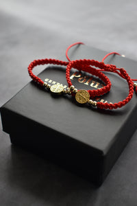 Pulseras Pareja San Benito Oro Laminado 18K – Imperium