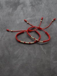 Set Pulseras Primus Parejas Oro Laminado 18K