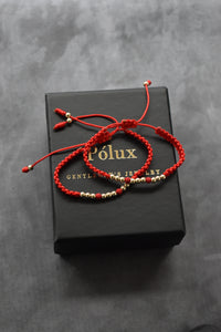 Pulseras Pareja Oro Laminado 18K –Primus