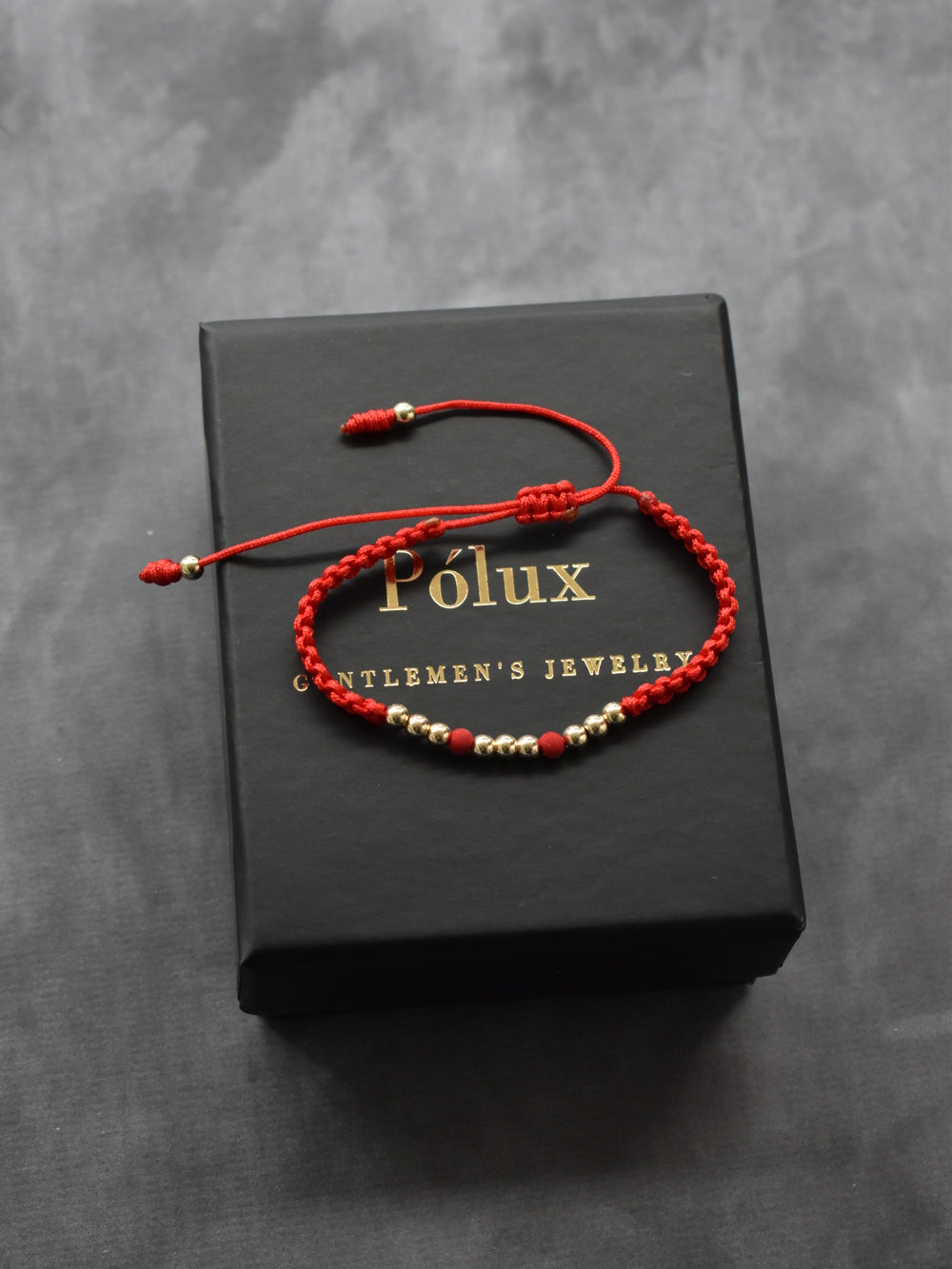 Pulsera Primus Rojo Oro Laminado 18K