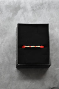 Pulsera Primus Roja| Oro laminado 18 K