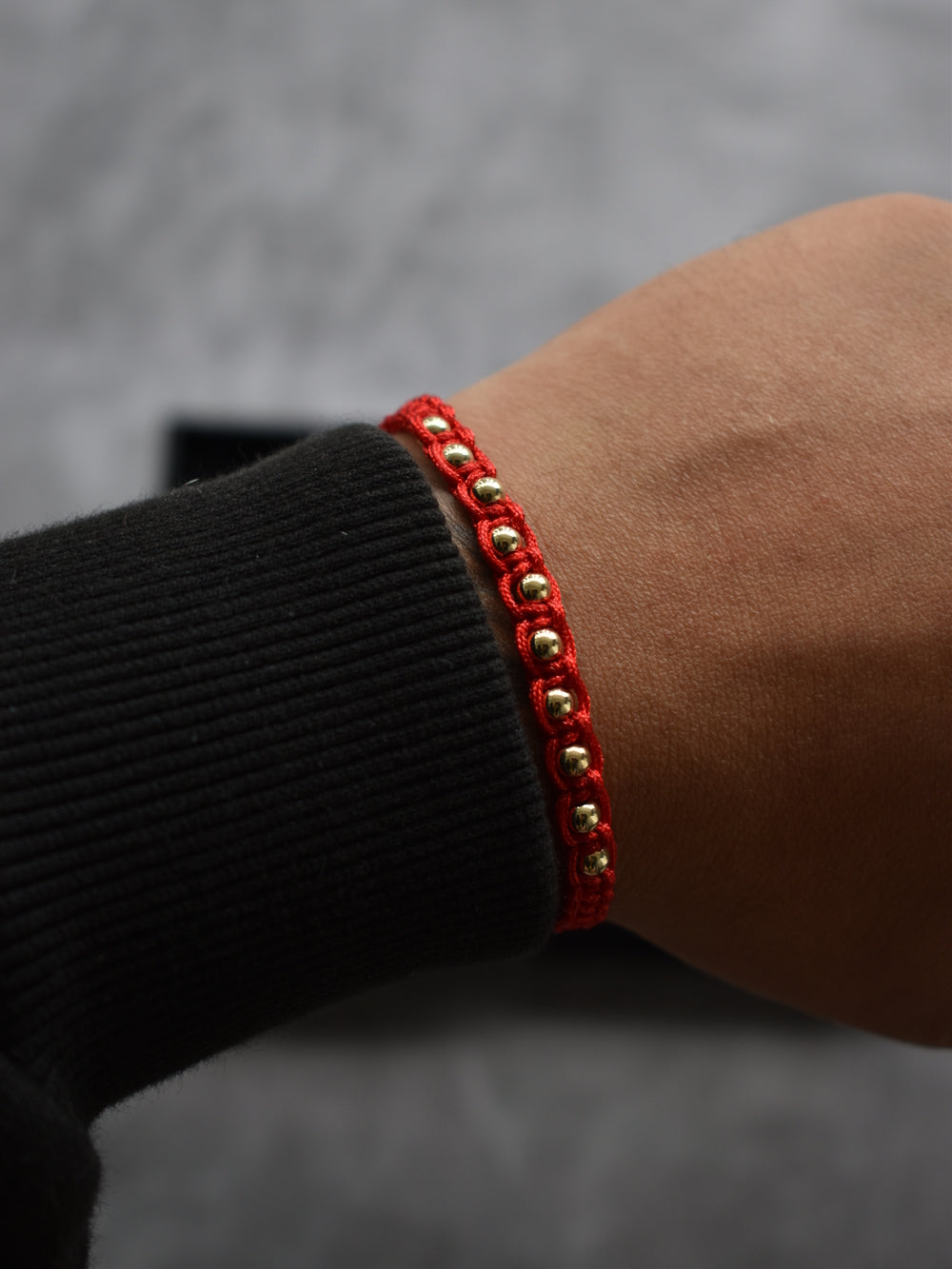 Pulsera Aeternum Rojo Oro Laminado 18K