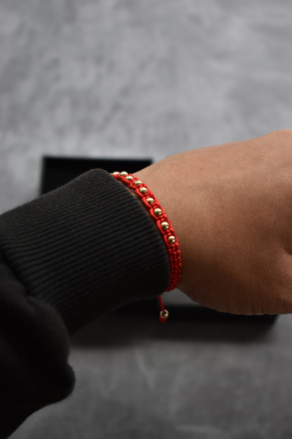 Pulsera Aeternum Roja| Oro laminado 18 K