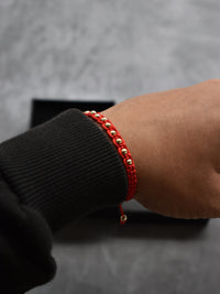 Pulsera Aeternum Rojo Oro Laminado 18K