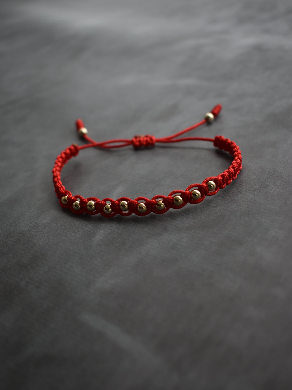 Pulsera Aeternum Rojo Oro Laminado 18K