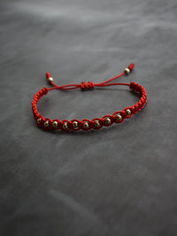 Pulsera Aeternum Rojo Oro Laminado 18K