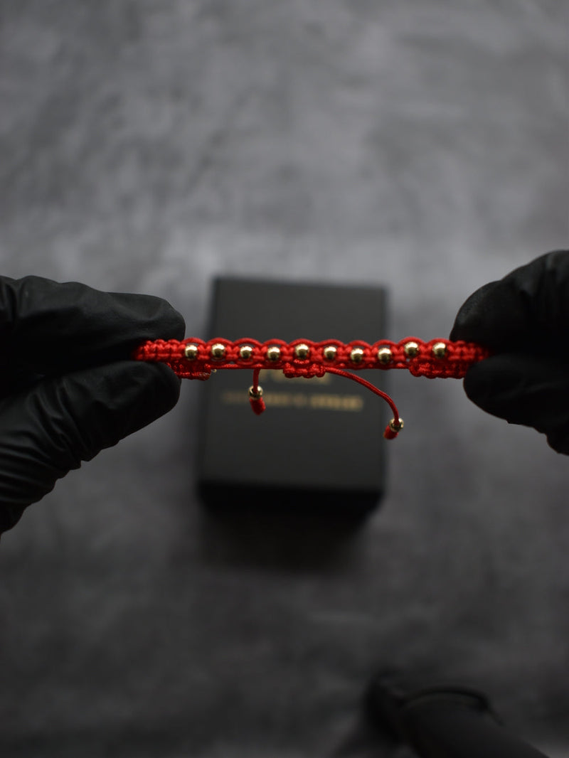 Pulsera Aeternum Rojo Oro Laminado 18K