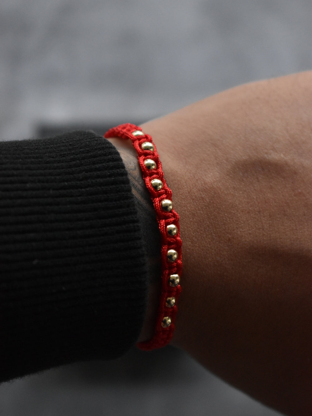 Pulsera Aeternum Rojo Oro Laminado 18K