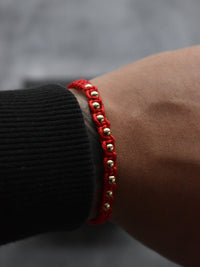 Pulsera Aeternum Rojo Oro Laminado 18K