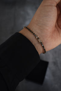 Pulsera tennis Oro rosa Onix