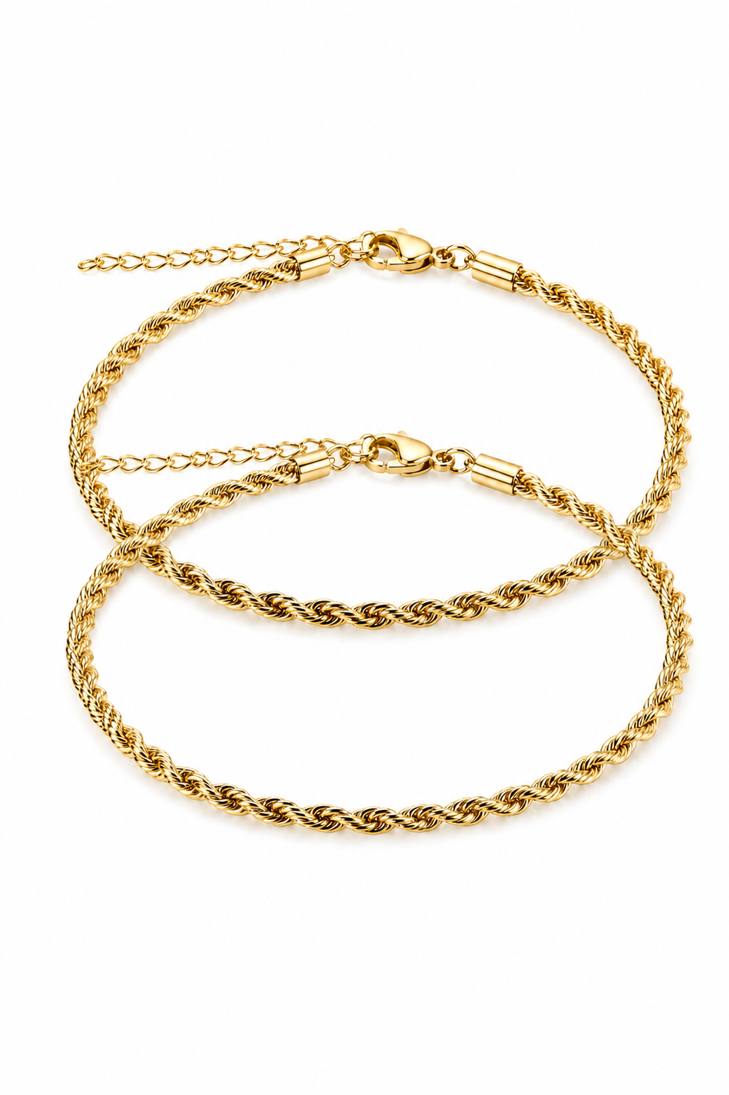 Set pulseras tejido lazo para parejas