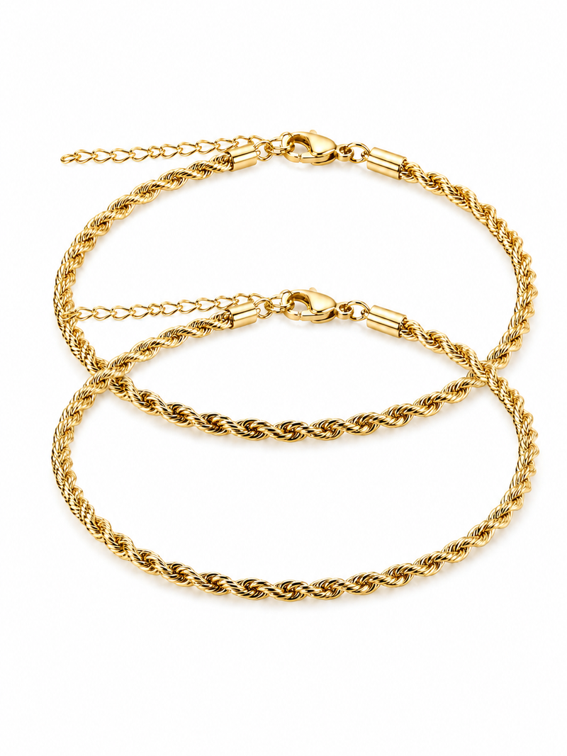 Set Esclavas Tejido Lazo Parejas