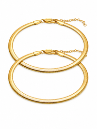 Set Esclavas Tejido Serpiente Parejas