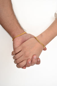 Set pulseras tejido cubano para parejas