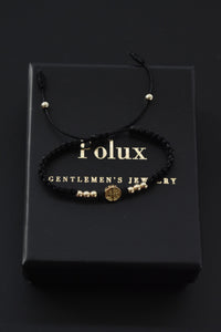 Pulsera San Benito & Virgen de Guadalupe | Oro laminado 18 K - Maximus