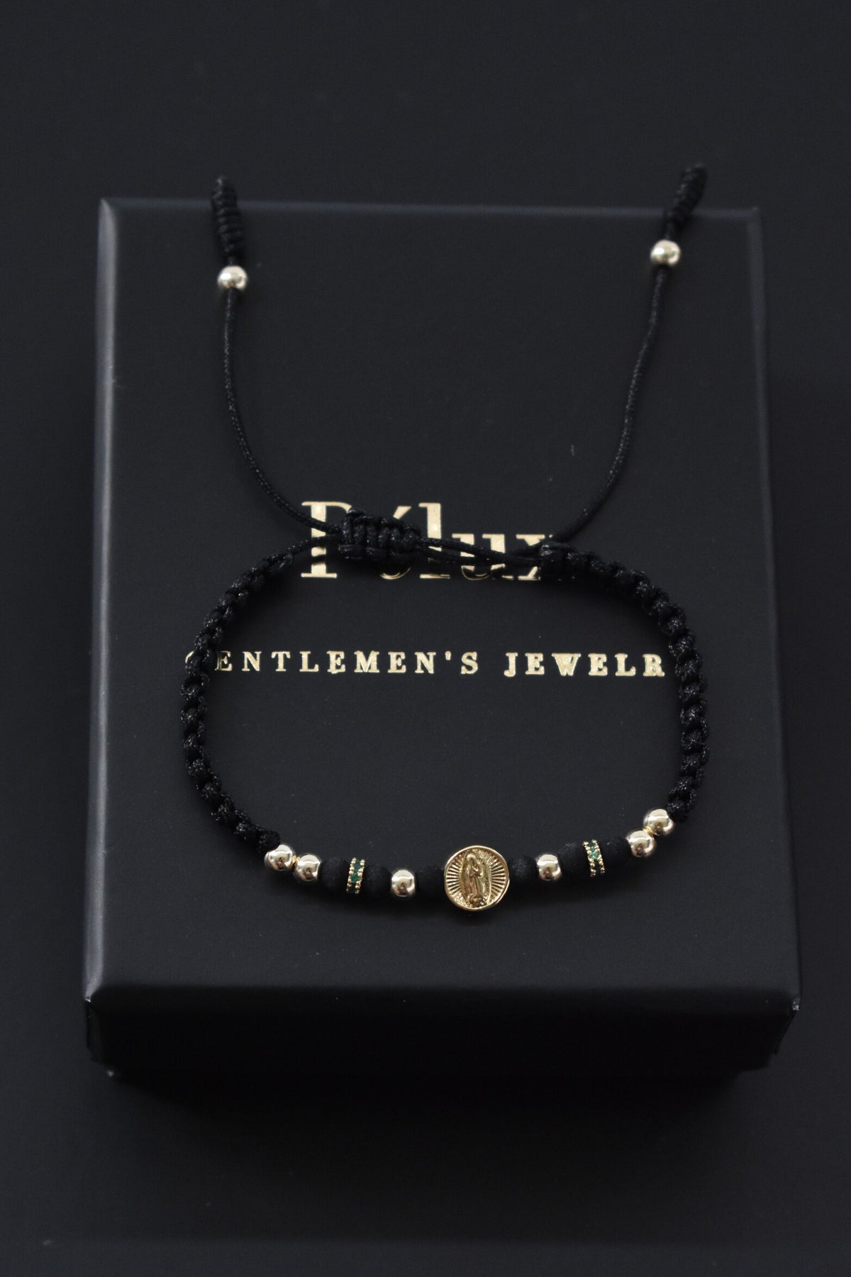 Pulsera San Benito & Virgen Guadalupe| Oro laminado 18 K