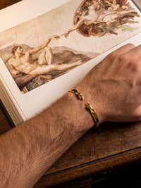 Brazalete de Adán Golden Baño Oro 18K