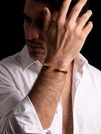 Brazalete de Adán Golden Baño Oro 18K