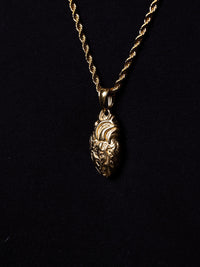 Cadena lazo 50 cms+ dije Corazón| Enchape de oro 18k