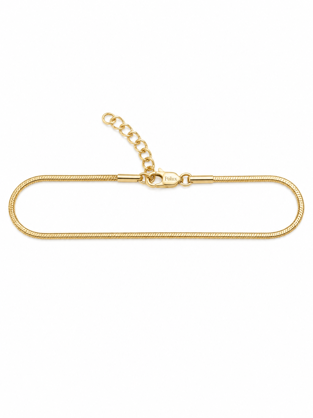 Esclava Tejido Micro Serpiente Enchape Oro 18K