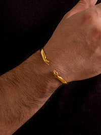 Brazalete de Adán Golden Baño Oro 18K