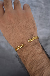 Pulsera para hombre inspirada en la creación de adan