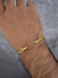 Brazalete de Adán Golden Baño Oro 18K