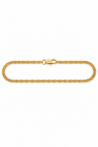Pulsera minimalista de 2mm para hombre