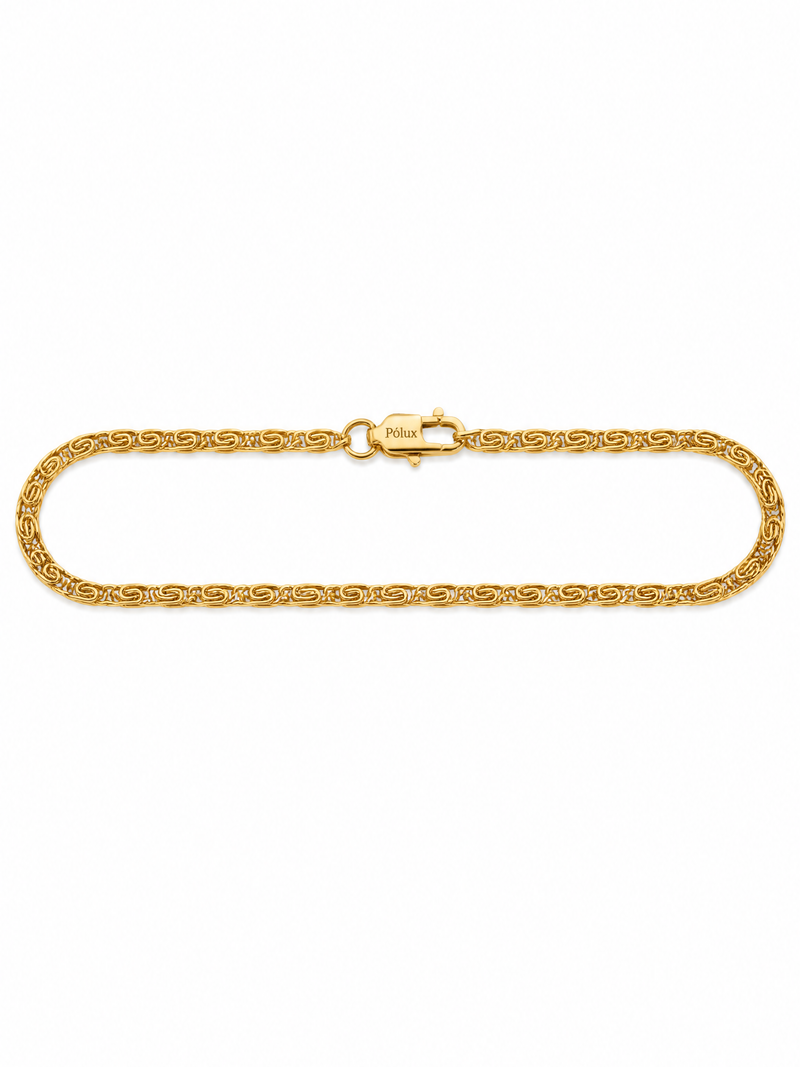 Esclava Tejido Byzantine Enchape Oro 18K