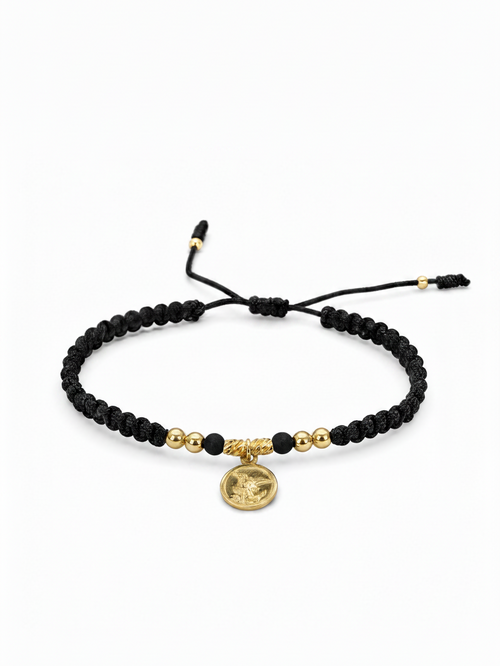 Pulsera San Miguel Arcángel Oro Laminado 18K