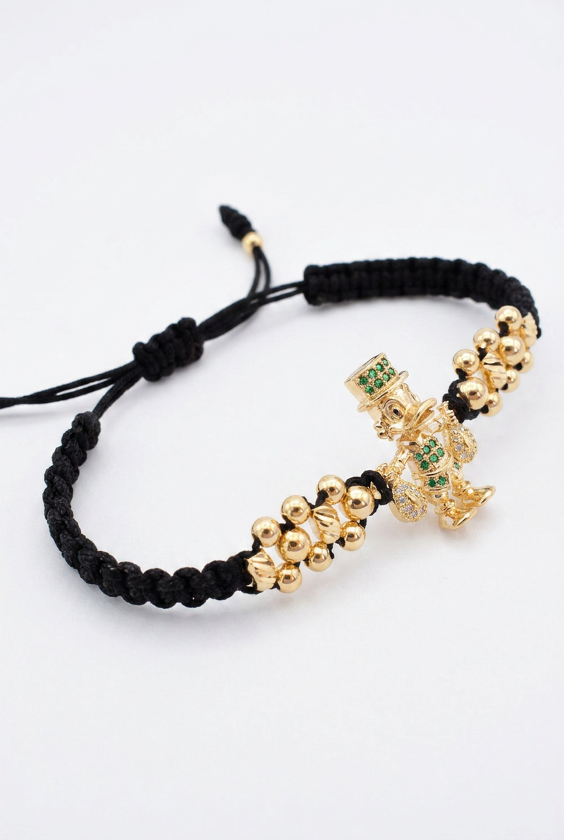 Pulsera Tío Rico Pólux sobre su empaque de lujo en caja negra