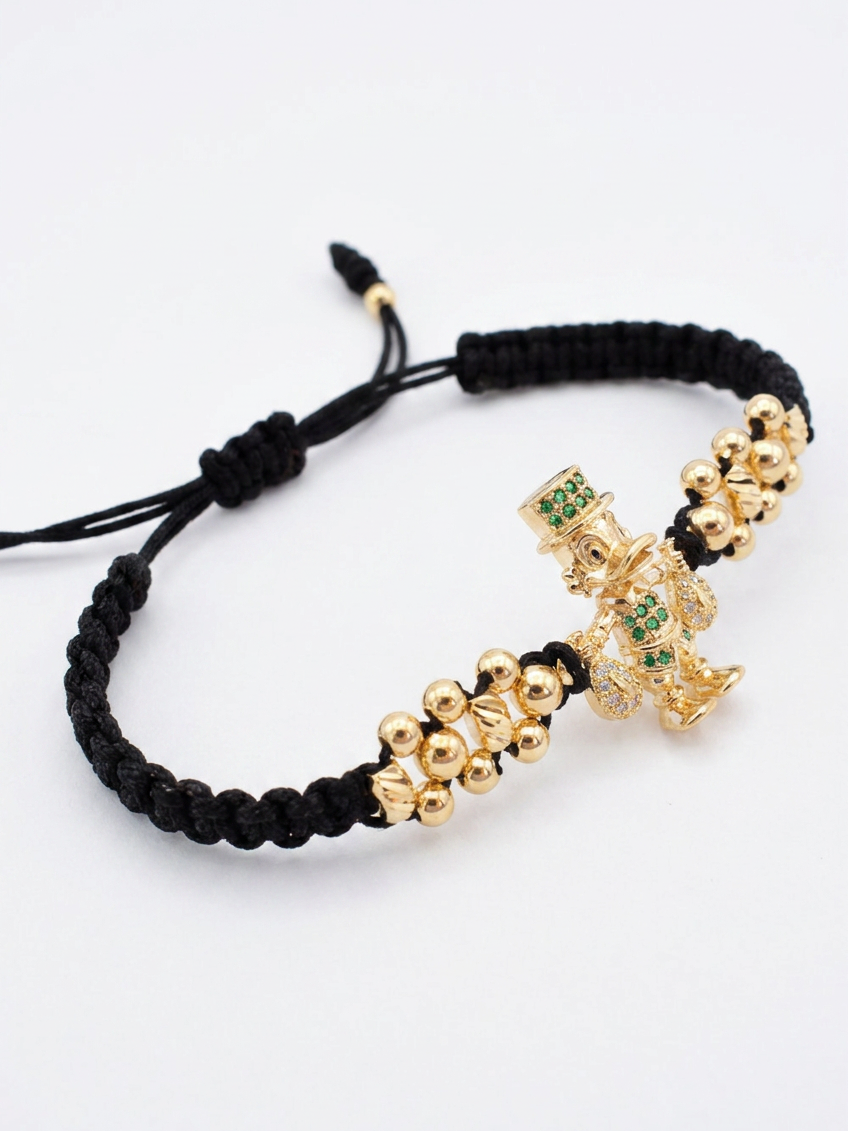 Pulsera Tío Rico Pólux sobre su empaque de lujo en caja negra