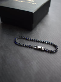 Pulsera tennis Silver Zafiro