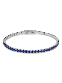 Pulsera tennis Silver Zafiro